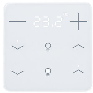 KNX-Heizungsregler mit Temperatursensor und Lichtbedienung Elsner 71173