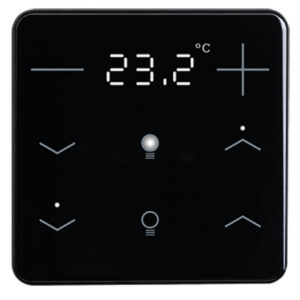 KNX-Heizungsregler mit Temperatursensor und Lichtbedienung Elsner 71174
