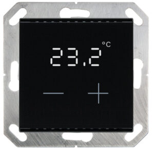 KNX-Secure-Heizungsregler mit Temperatursensor, schwarz Elsner 71802